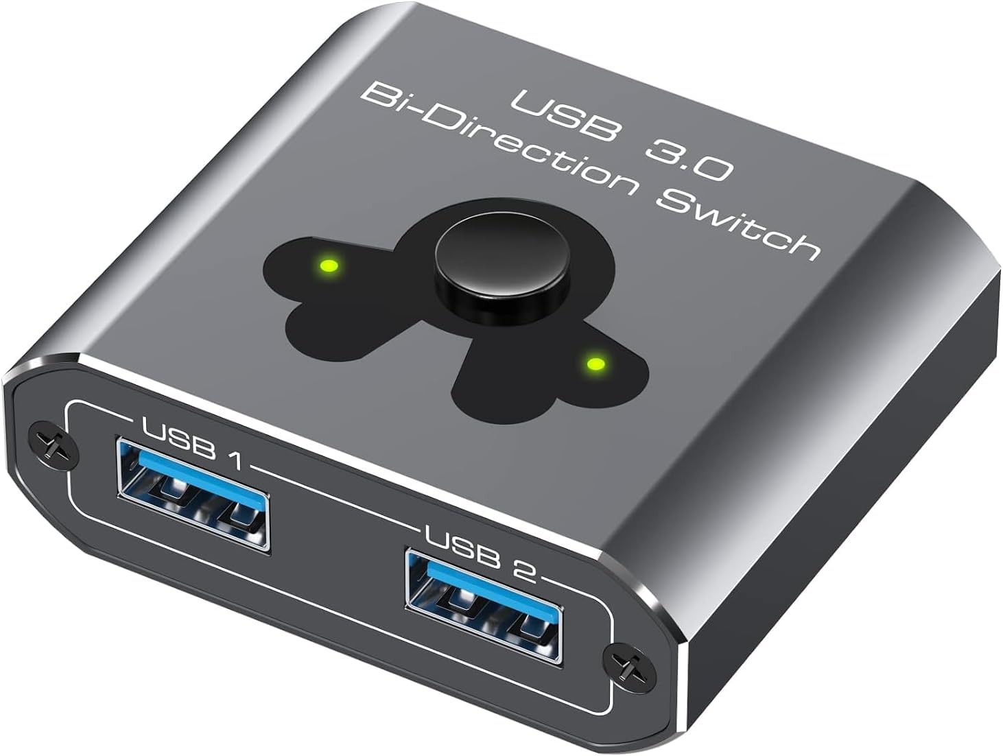 【USB3.0 5Gbps】USB 双方向 切替器 PC 2台用 スイッチャー 信号伝送 USB 2入力1出力 / 1入力2出力 セレクター 切替機 ハブ マウス キーボード プリンター 2 PC 共有 Mac Windows Linux 対応