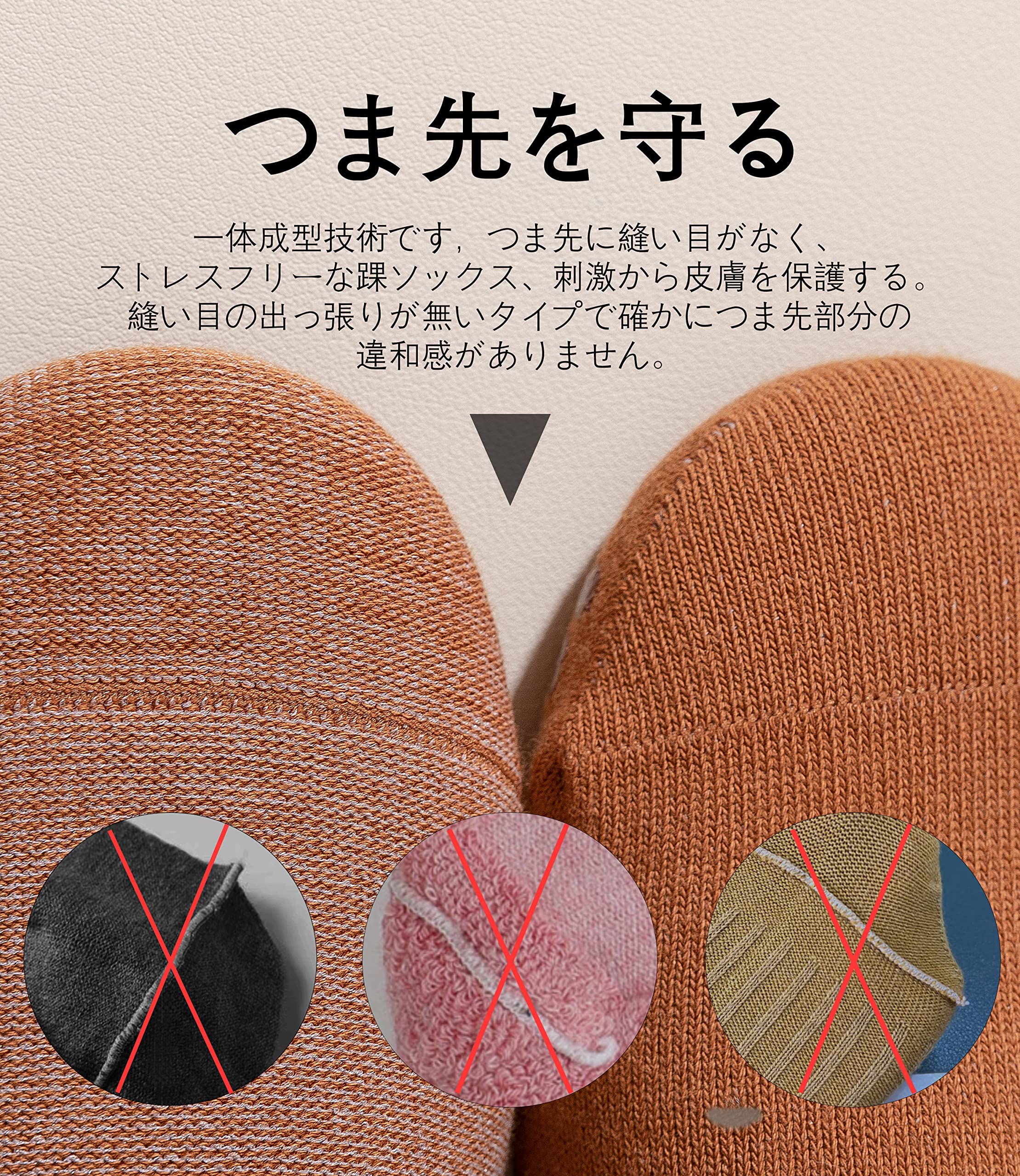 KNK chanceの[banerise] 靴下 レディース 滑り止め ヨガソックス 【つま先の保護·90%綿·抗菌·吸湿】 ピラティス 靴下 ずれない スポーツソックス 3足 セット 長め 黒/白/グレー｜アングル2
