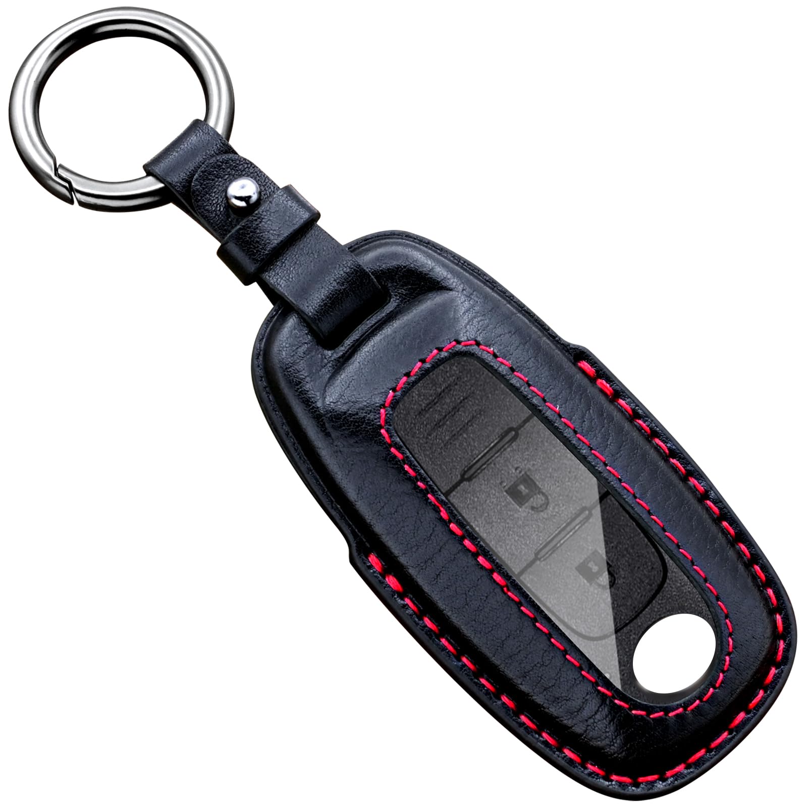Fit Aria - [Ysemco] スマートキーケース 適合日産 新型セレナ C28 新型エクストレイルT33系 サクラ ルークスB4後期型 アリア キックスe-power ノートe-POWER (ブラック)