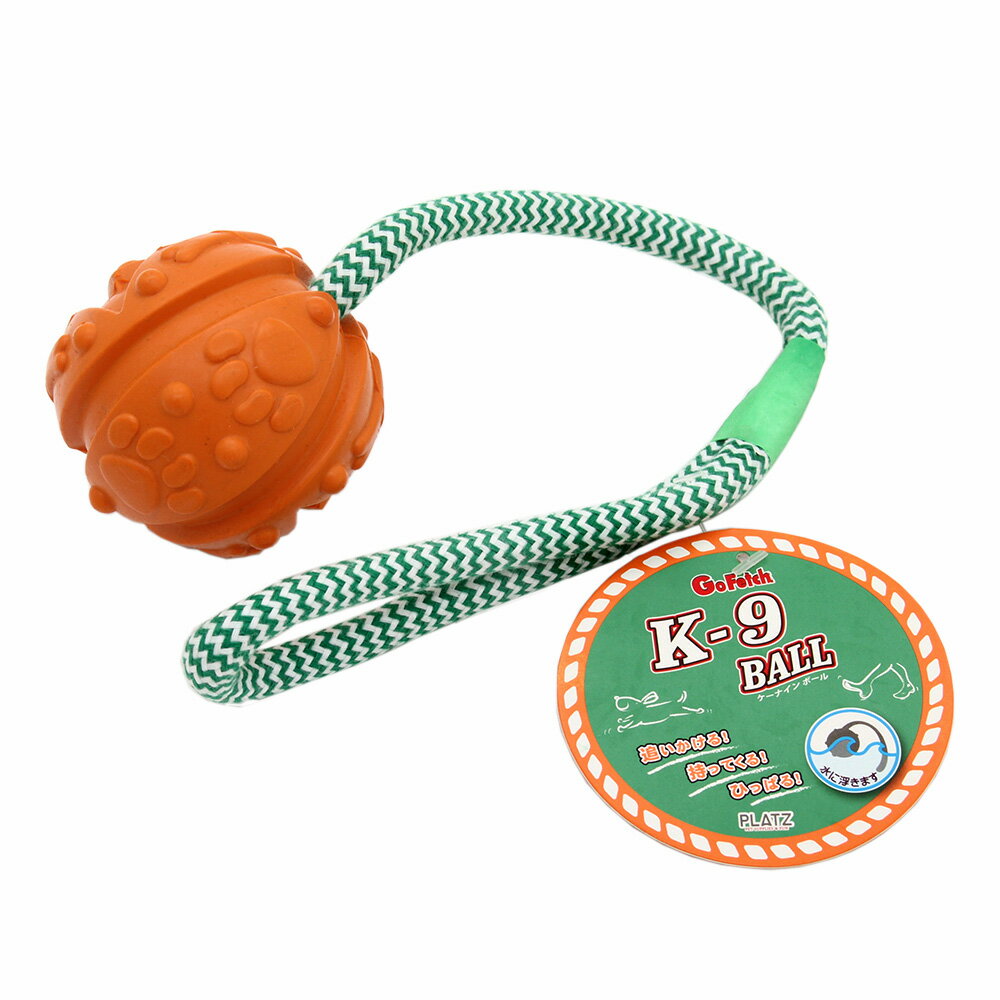 プラッツ K-9 ボール M オレンジ 犬用おもちゃ