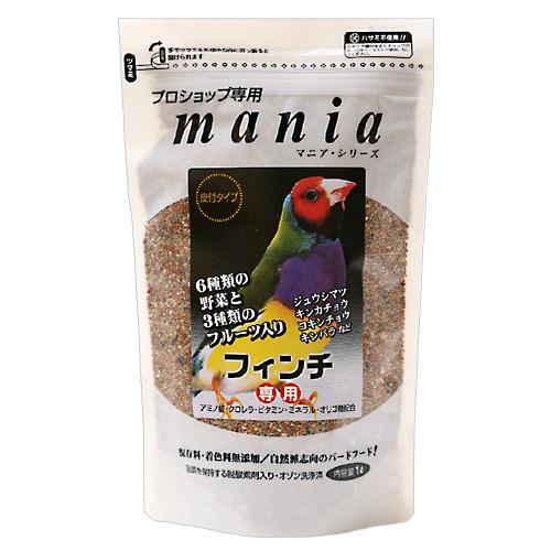 黒瀬ペットフード プロショップ専用 mania フィンチ 1L 鳥 フード エサ 餌 皮つき 皮付