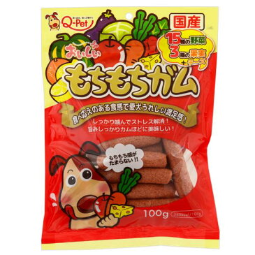 九州ペットフード　おいしいもちもちガム　野菜＆チーズ　100g　国産　関東当日便