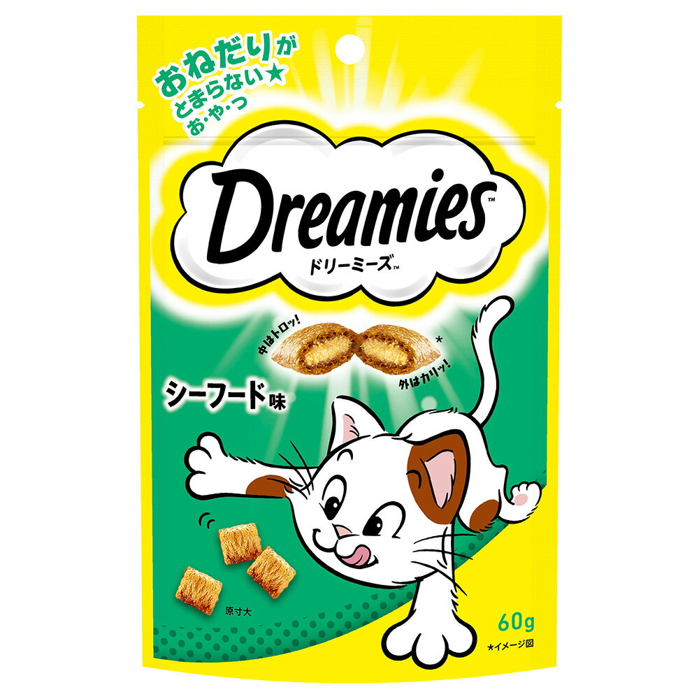 ドリーミーズ　シーフード味　60g×36袋　キャットフード【HLS_DU】　関東当日便