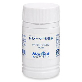 エコペーハー　pHメーター標準液（校正液）（7．00－25℃）　90ml【HLS_DU】　関東当日便