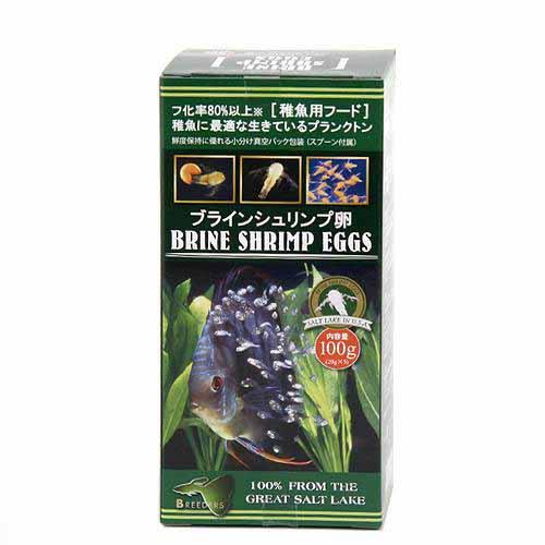 日本動物薬品 ニチドウ ブラインシュリンプエッグス 100g ソルトレイク産 卵