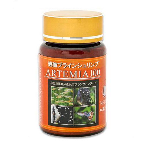 日本動物薬品 ニチドウ 殻無ブラインシュリンプ アルテミア 100（60g）