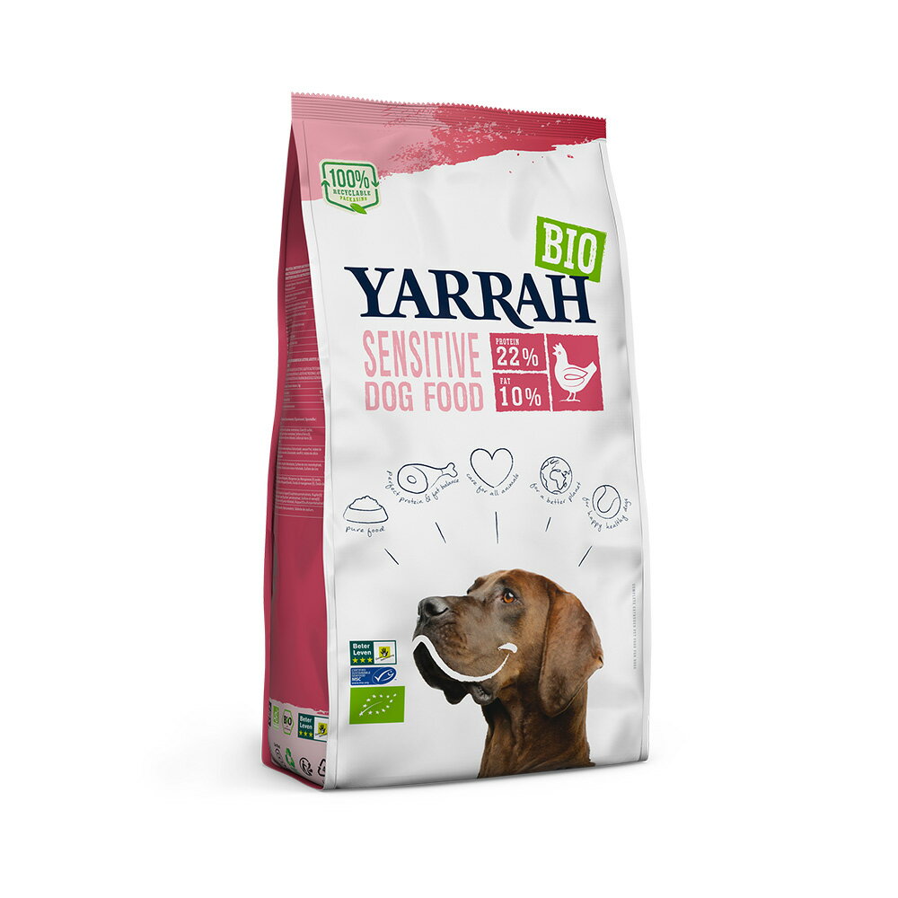 ドッグフード　YARRAH　ヤラー　オーガニックドッグフード　センシティブ　2kg　正規品　関東当日便