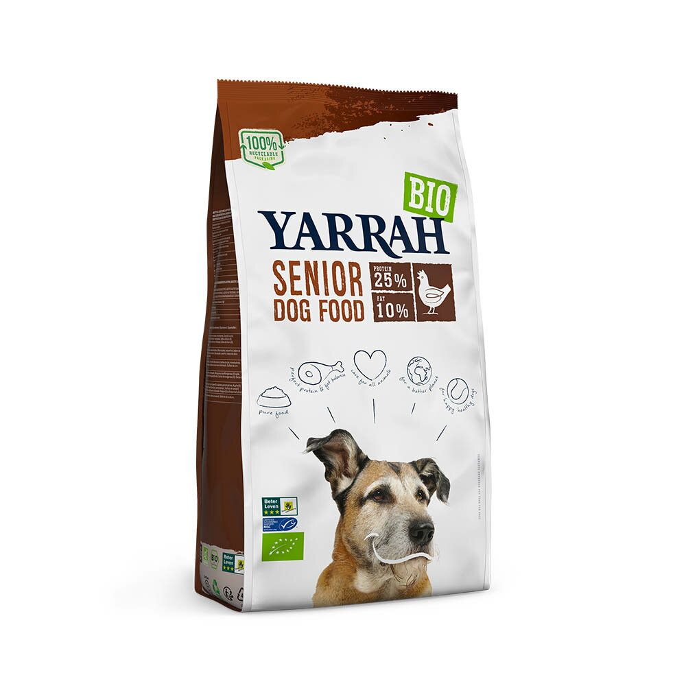 ドッグフード　YARRAH　ヤラー　オーガニックドッグフード　シニア　2kg　関東当日便