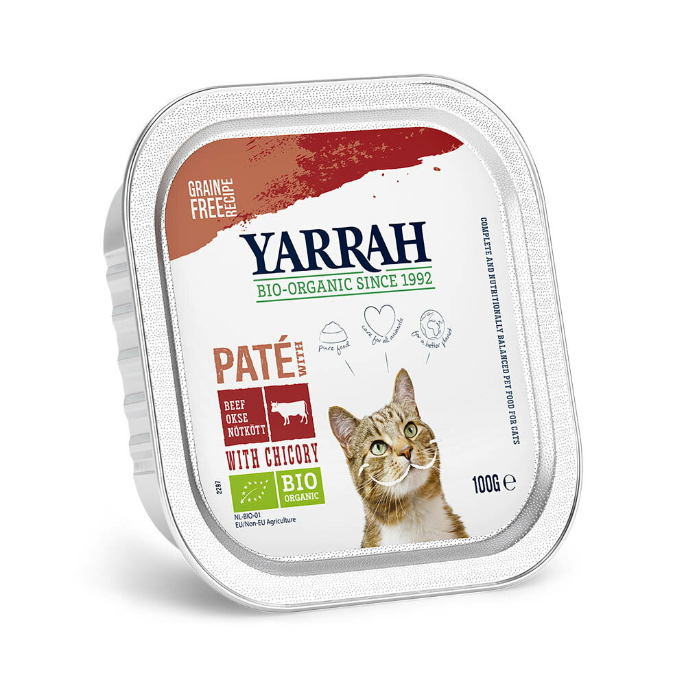 YARRAH　ヤラー　ビーフとチコリーのキャットパテ　100g　正規品　キャットフード【HLS_DU】　関東当日便