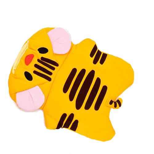 レインボー　トラで寝ぶくろ（42×40cm）　フェレット　関東当日便