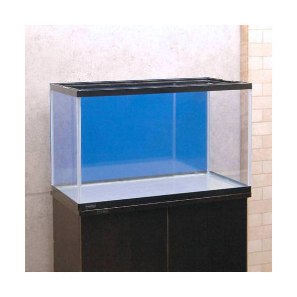 60cm水槽用 丈夫な塩ビ製バックスクリーン 60×35cm 青 スカイブルー