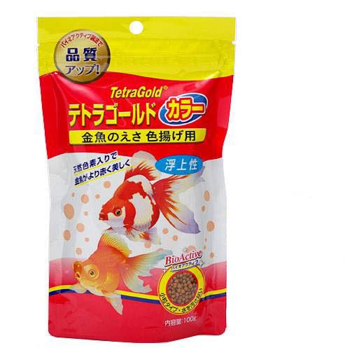 テトラ ゴールド カラー 100g（パック） 金魚のえさ