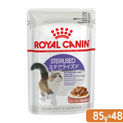 ロイヤルカナン 猫 ステアライズド 成猫用 85g 1箱48袋 9003579311301 お一人様1点限り 関東当日便