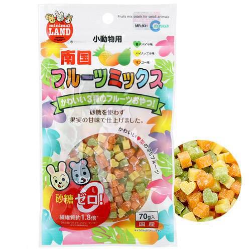 マルカン 南国フルーツミックス 70g うさぎ おやつ 関東当日便