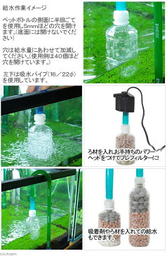 水換えそうじ君　（水換え・底床掃除・油膜取り用アダプター　ペットボトル用）　2個　関東当日便