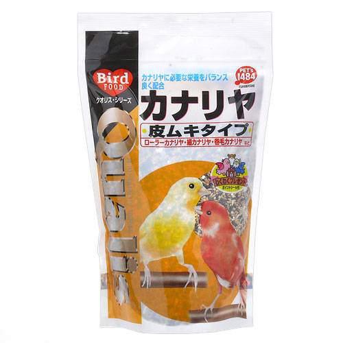 クオリス カナリヤ（皮ムキタイプ） 400g 鳥 フード 餌 えさ 種 穀類