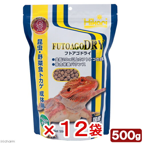 キョーリン　フトアゴドライ　500g×12袋　お一人様1点限り【HLS_DU】　関東当日便