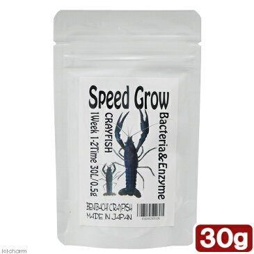 紅蜂　SPEED　GROW　30g　ゴーストザリガニ専用酵素＆バクテリア　関東当日便