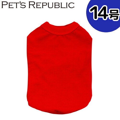 PET’S REPUBLIC スタンダードTシャツ 14号 レッド