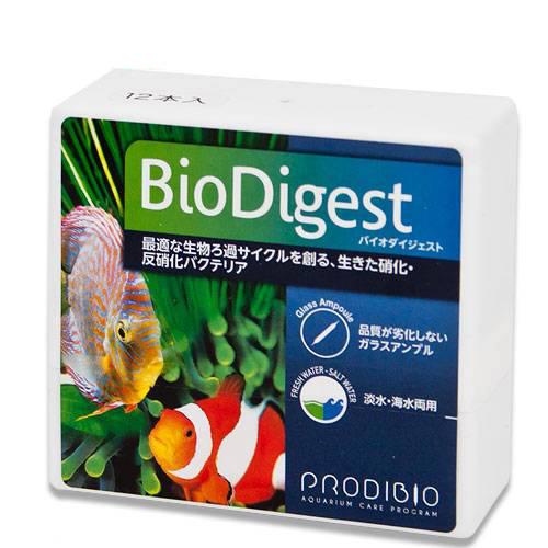 PRODIBIO BIO DIGEST バイオダイジェスト（淡水海水両用） 12本 バクテリア 熱帯魚 観賞魚
