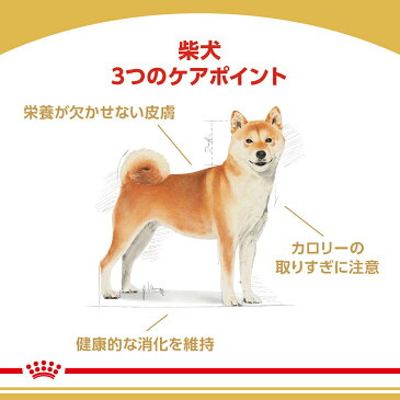 ロイヤルカナン　柴犬　成犬用　3kg　3182550823906　ジップ付　関東当日便