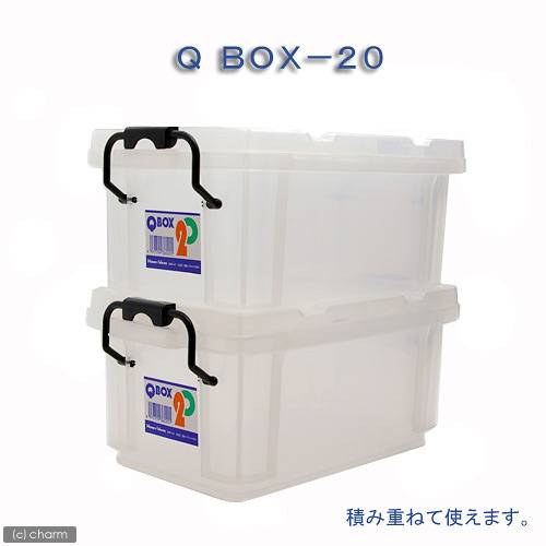 QBOX−20　（290×170×130mm）　10個　クワガタ　カブトムシ　飼育ケース　コンテナ　ボックス　ブリード　関東当日便 2