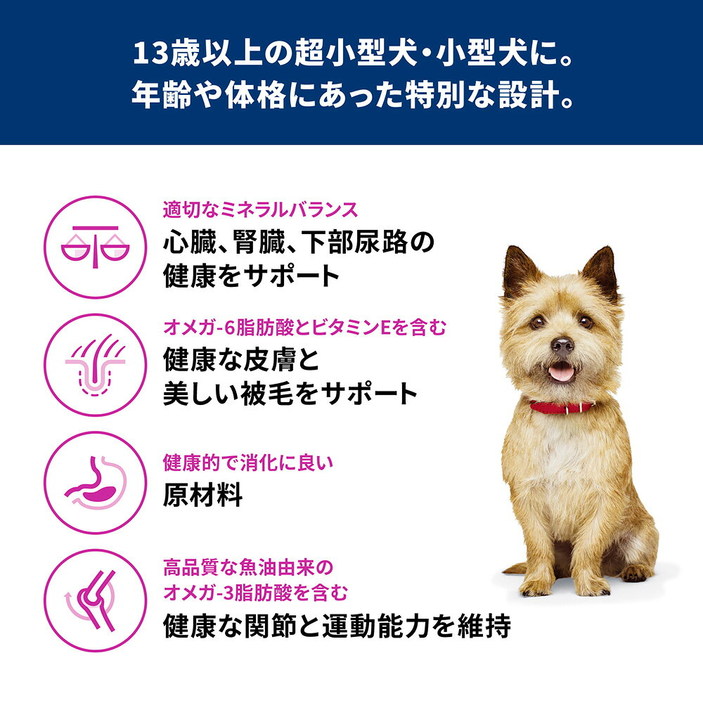 ドッグフード　サイエンスダイエット　小型犬用　シニア　アドバンスド　13歳以上　高齢犬用　チキン　1．5kg　ヒルズ　犬　関東当日便 chanet-10274805 charm 楽天市場店 サンプル画像3