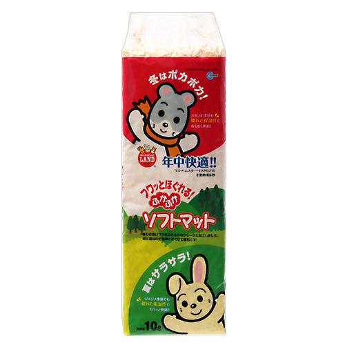 マルカン　ふかふかソフトマット　10L　小動物　うさぎ　ハムスター　床材　ハリネズミ　関東当日便