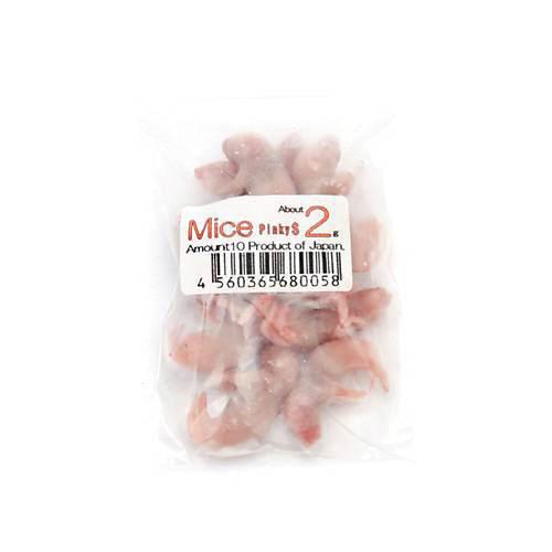 冷凍★S（10匹） カタ養殖 Mice2 冷凍ピンクマウス パック 冷凍マウス 別途クール手数料