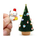 モスツリー用 ガラスオーナメント プレゼント雪ダルマ 1個 クリスマス 関東当日便