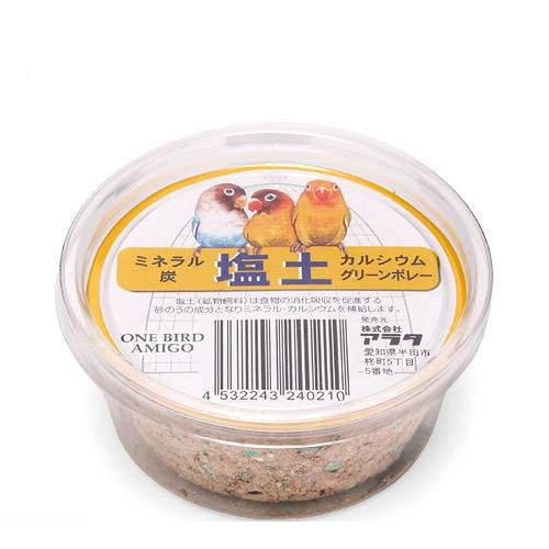 アラタ ワンバード アミーゴ 塩土×2個 鳥 フード 餌 えさ 塩土 関東当日便