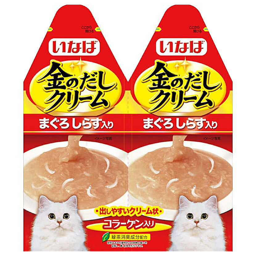 いなば 金のだしクリーム まぐろ しらす入り 60g 30g 2 12袋入り キャットフード 金のだし【HLS_DU】 関東当日便