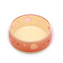 ペッツルート おいしく見えるワン食器 S ピンクハート 犬 食器 関東当日便