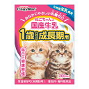 キャティーマン　ねこちゃんの国産牛乳　1歳までの成長期用　200ml　キャットフード　ミルク　国産【HLS_DU】　関東当日便