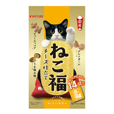 日清　ねこ福　チーズ仕立て　3g×14包　キャットフード　おやつ　国産　関東当日便