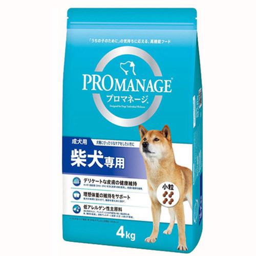 ドッグフード　プロマネージ　成犬用　柴犬専用　4kg×3袋　沖縄別途送料【HLS_DU】　関東当日便