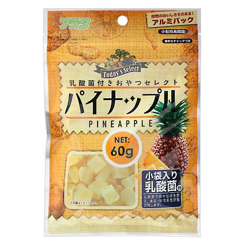 アラタ　乳酸菌付き　おやつセレクト　パイナップル　60g　小動物　おやつ　関東当日便