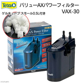 テトラ　バリューAXパワーフィルター　VAX－30　＋　ゲルキューブ　スモール　0．5リットル　水槽用外部フィルター【HLS_DU】　関東当日便