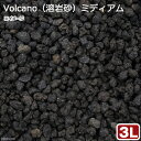 No．116 Volcano（溶岩砂）ミディアム 3リットル（30cm水槽用） お一人様6点限り【HLS_DU】 関東当日便