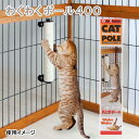 猫用 爪とぎ アニーコーラス キャットわくわくポール400 遊具【HLS_DU】 関東当日便