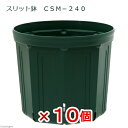 スリット鉢 CSM−240 モスグリーン 10個セット お一人様1点限り ガーデニング 鉢 関東当日便