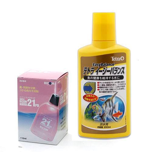 淡水用 テトラ イージーバランス 250ml＋スーパーバイコム 21PD 110ml