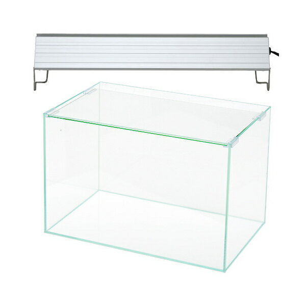スーパークリア オールガラス45cm水槽 アクロ45S TRIANGLE LED BRIGHT セット