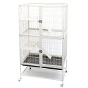 【10/5限定】当選確率2分の1!1等最大100% アウトレット品 4階建て大型ケージ ホワイト 組立確認済 ケージ 180サイズ チンチラ