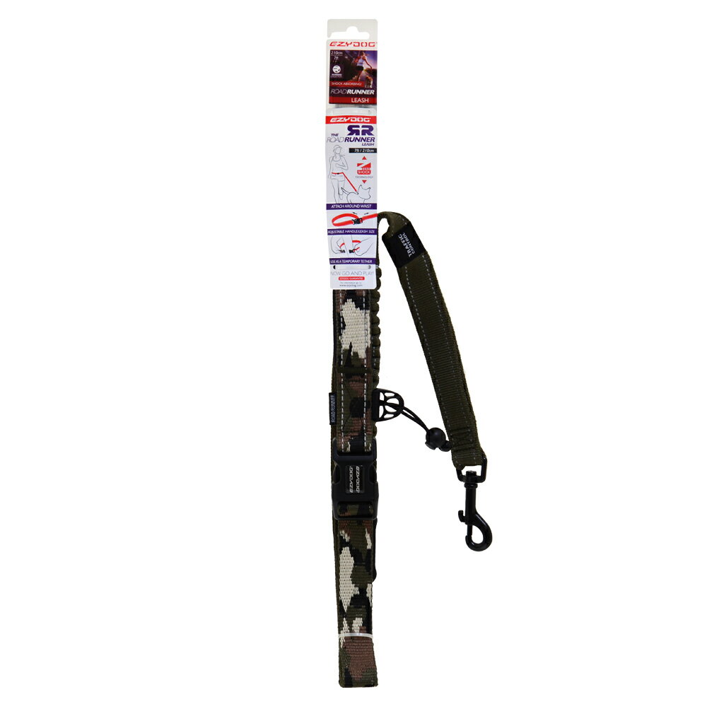 犬 リード イージードッグ ロードランナー グリーンカモ 関東当日便