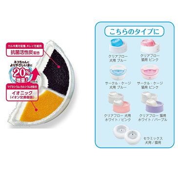 GEX　ピュアクリスタル　軟水化フィルター　半円タイプ　猫用　5P　関東当日便