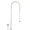 様々なフィルターに使用可能! 吸水パイプ クリア 30cm水槽用 (直径12/16のホース用)+クリアストレーナー 関東当日便
