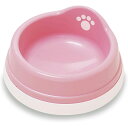 すべり止め付きペット皿 ミニ ライトピンク 関東当日便