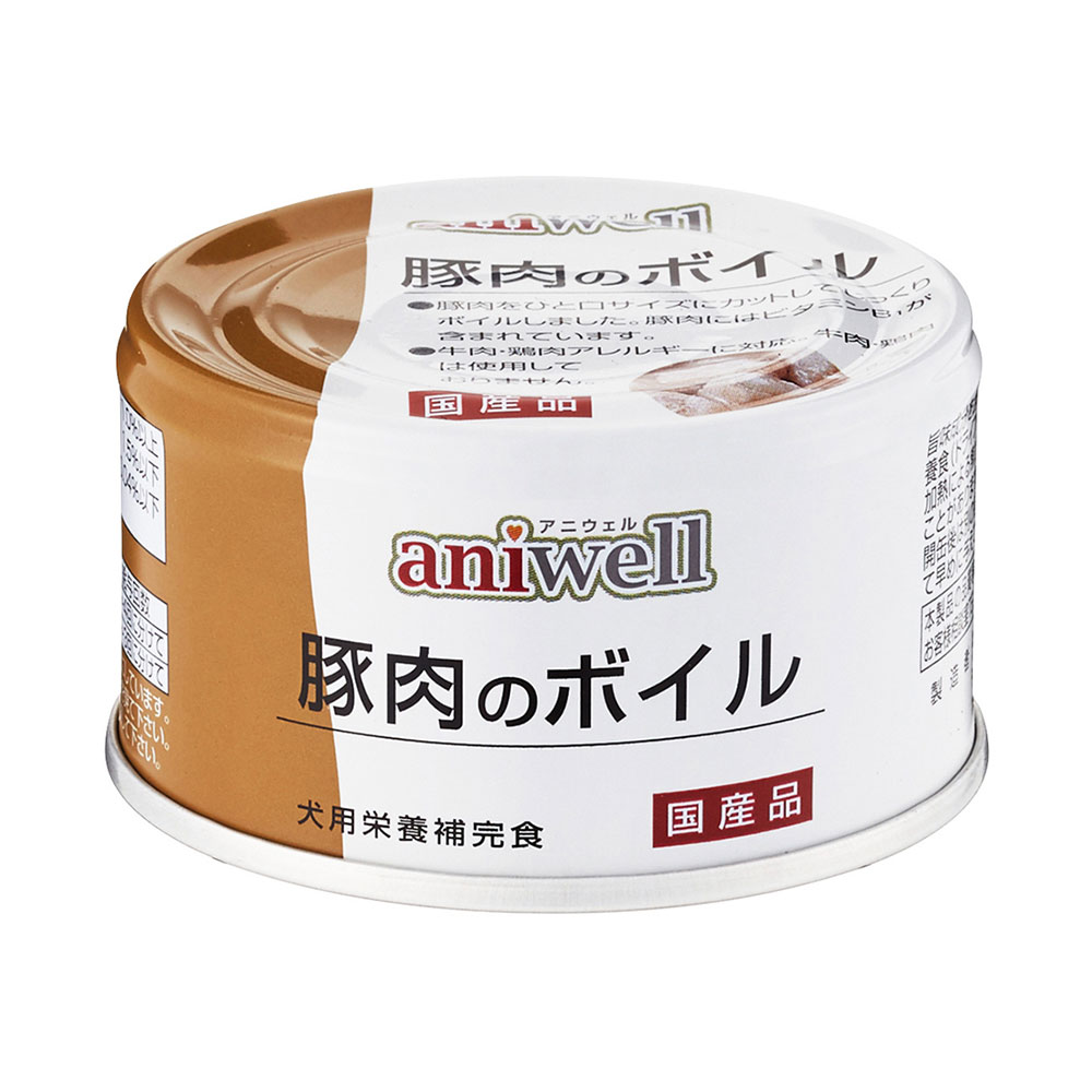 デビフ　アニウェル　豚肉のボイル　85g×24缶　缶詰　犬　ウェットフード　ドッグフード【HLS_DU】　関東当日便 1