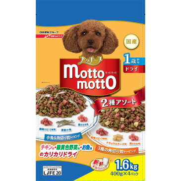 日清　プッチーヌ　mottomotto　ドライ　1歳から　チーズ　1．6kg　関東当日便